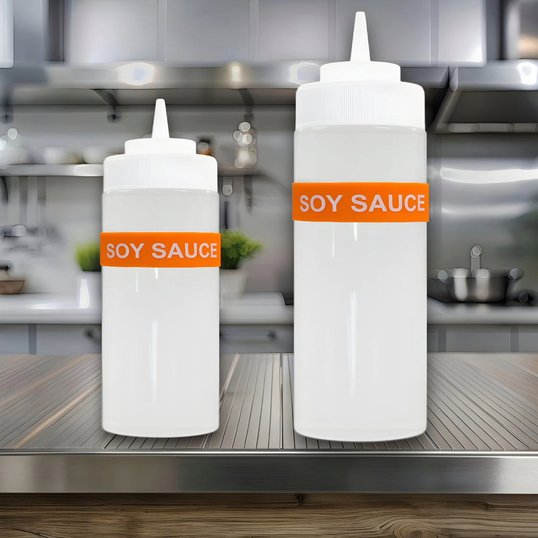 Rousse Bands® Soy Sauce Squeeze Bottle Label
