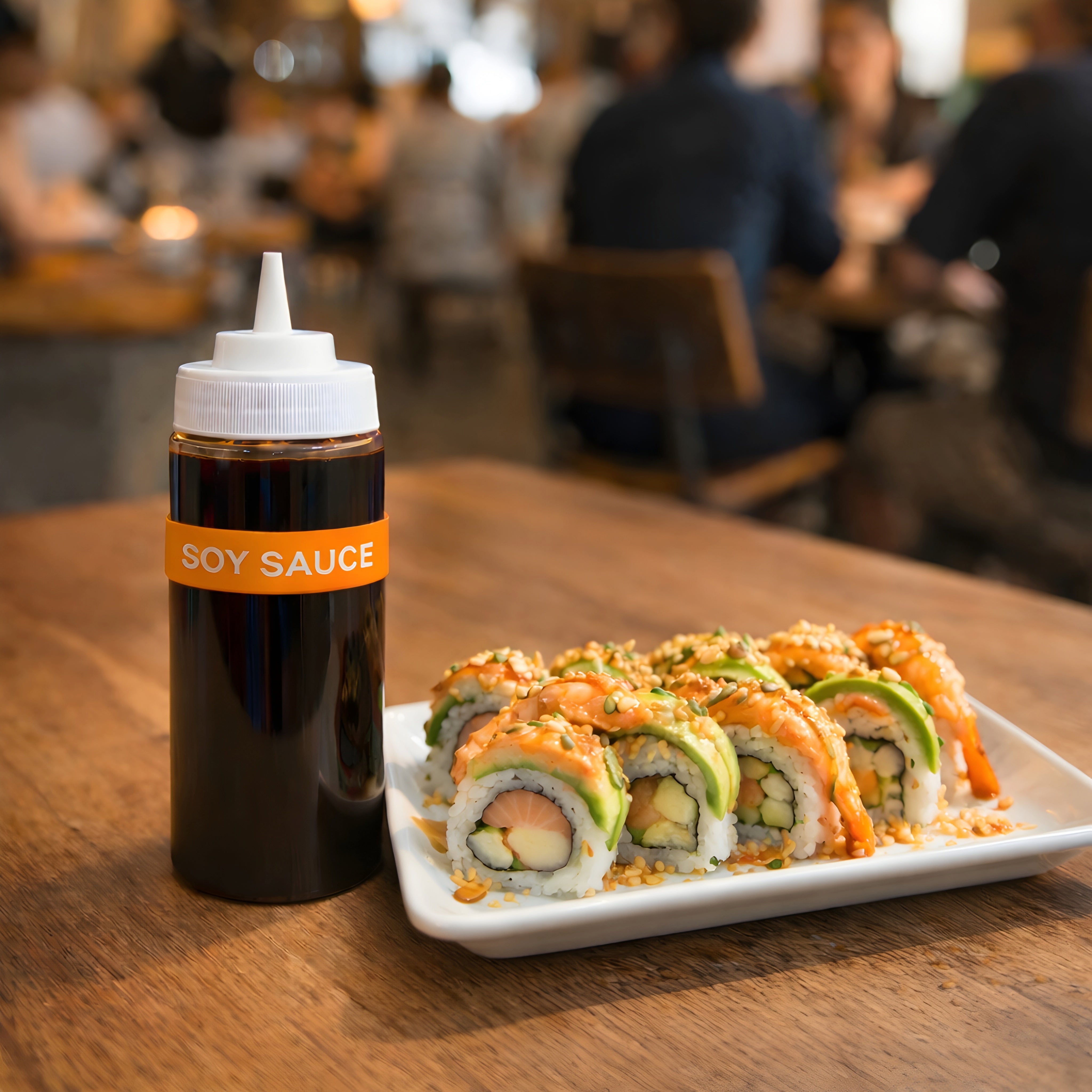 Rousse Bands® Soy Sauce Squeeze Bottle Label