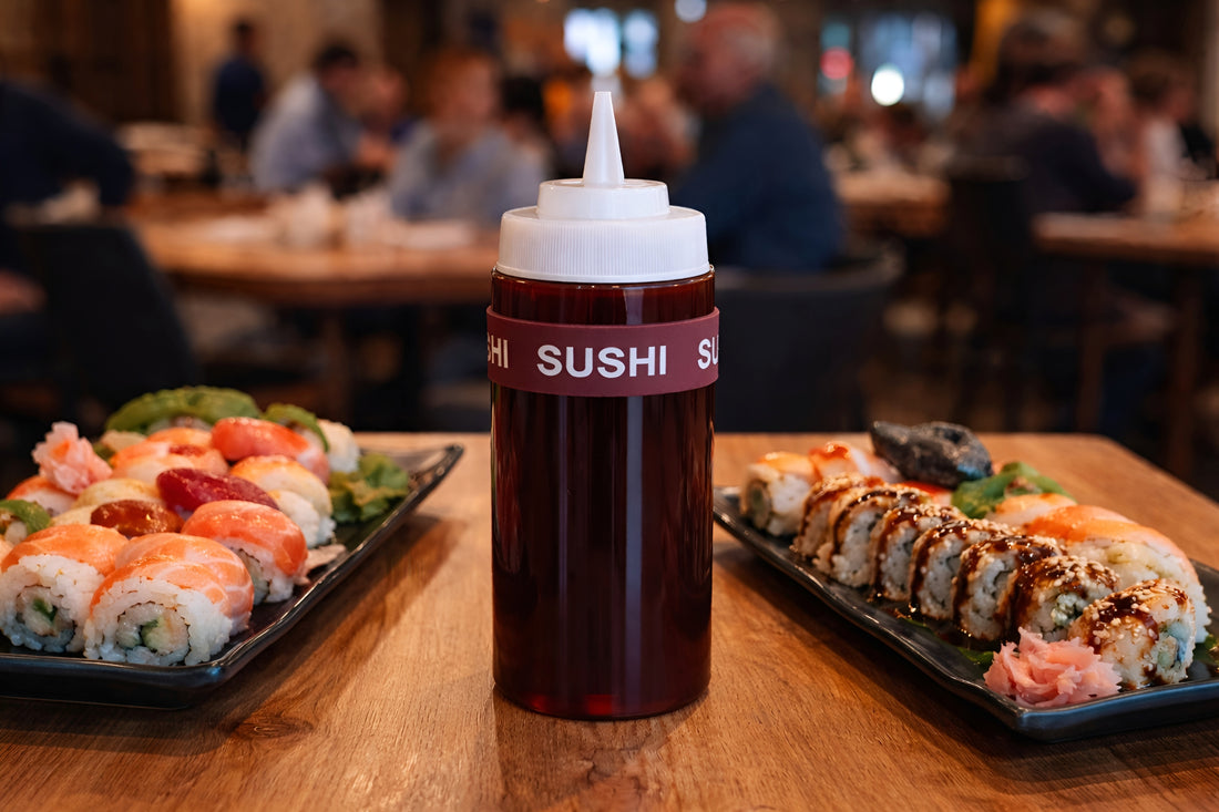 Rousse Bands® Sushi Squeeze Bottle Label