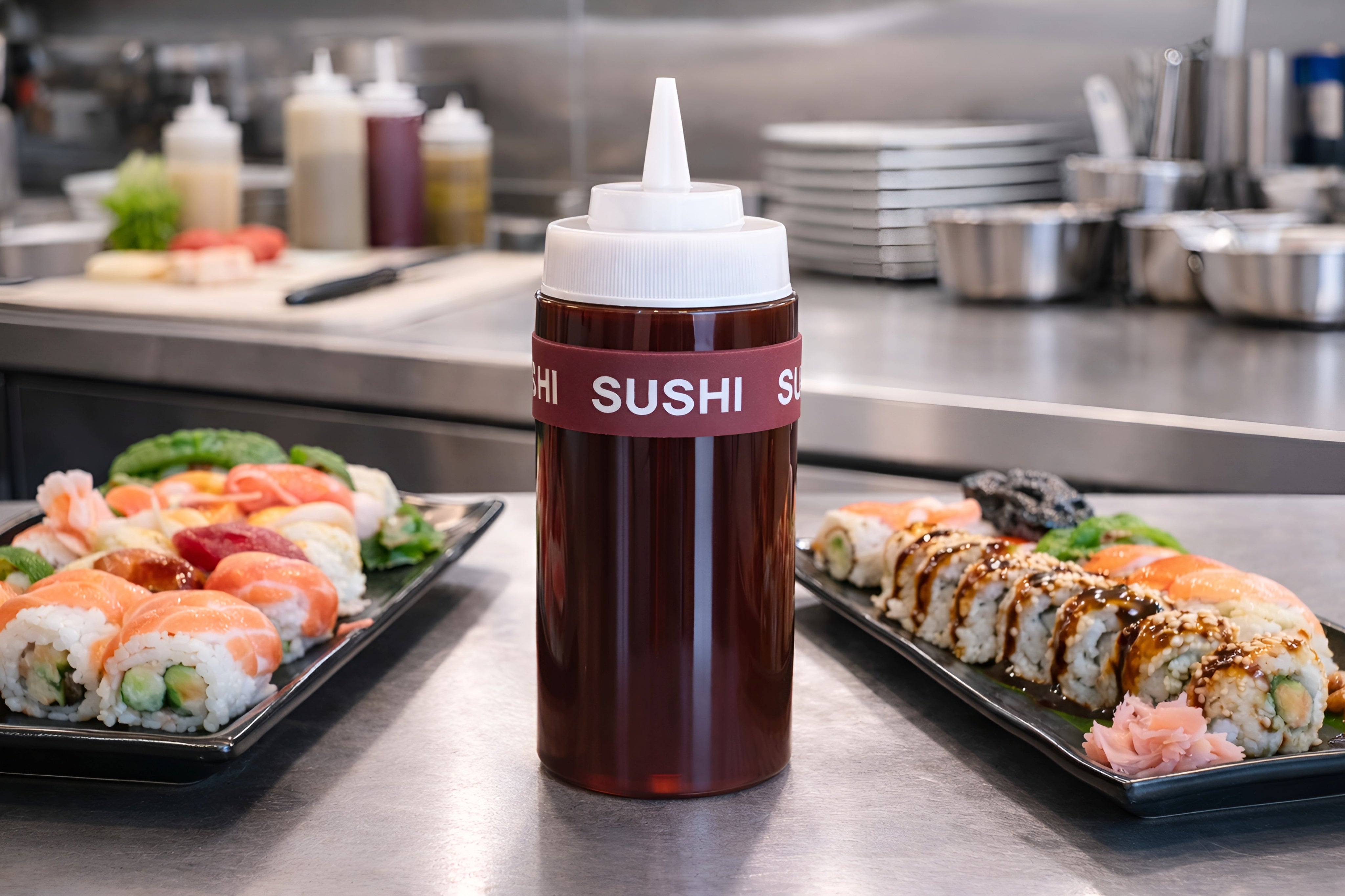 Rousse Bands® Sushi Squeeze Bottle Label