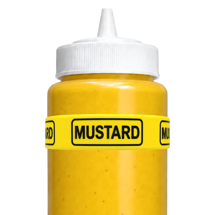 Rousse Bands® Mustard Squeeze Bottle Label