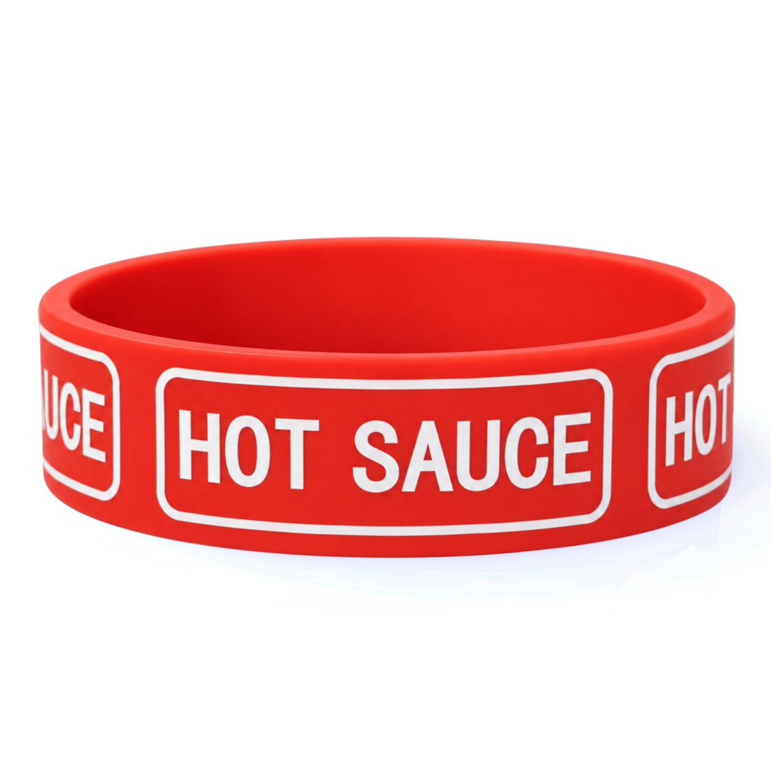 Rousse Bands® Hot Sauce Squeeze Bottle Label